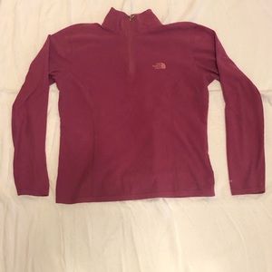 The North Face TKA 100 fleece with half zipper